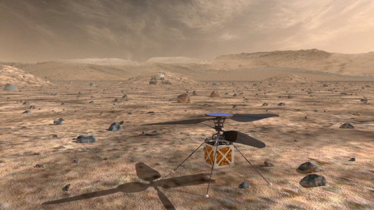 Марс будут изучать с вертолета