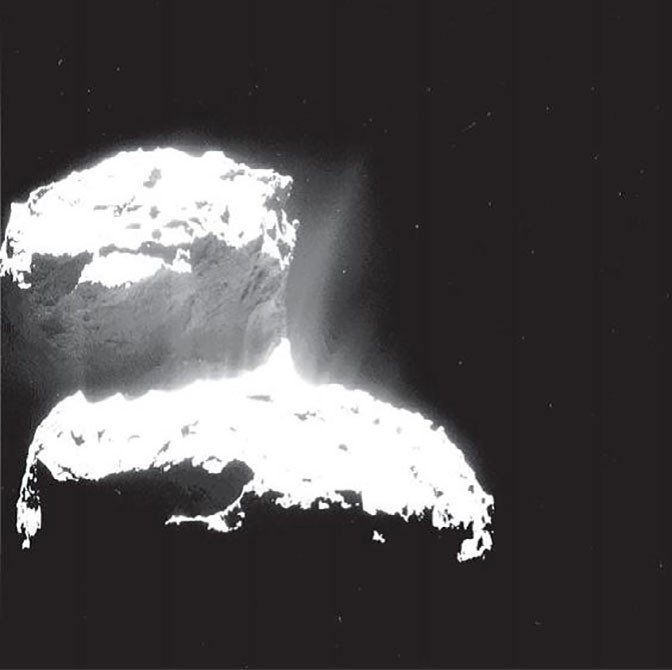Неожиданные снимки кометы Чурюмова-Герасименко