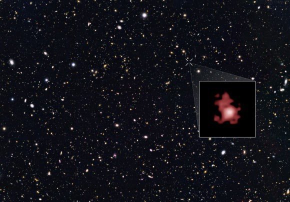 Новый рекорд отдаленности галактики