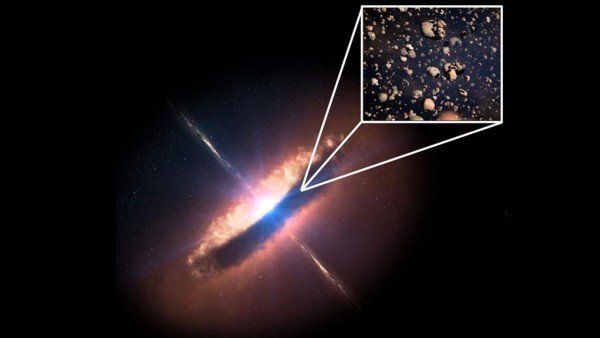 Ученые обнаружили протопланетный «диск» из мелких камней