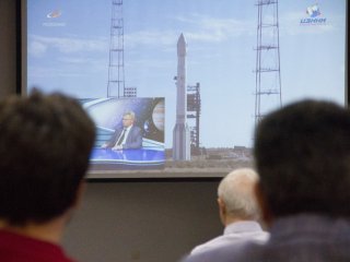 Прямая трансляция пуска ракеты-носителя «Протон-М» с Байконура