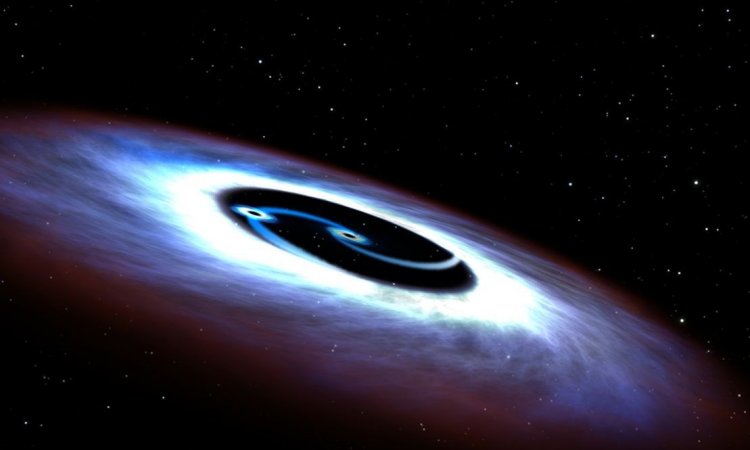 Ближайший квазар питается от двойной черной дыры