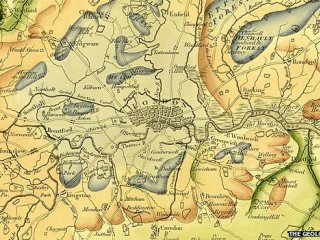 Первая геологическая карта Великобритани
