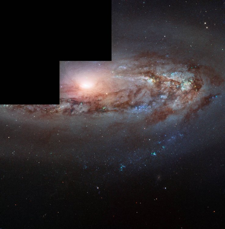 Необычный взгляд «Хаббла» на галактику M 90