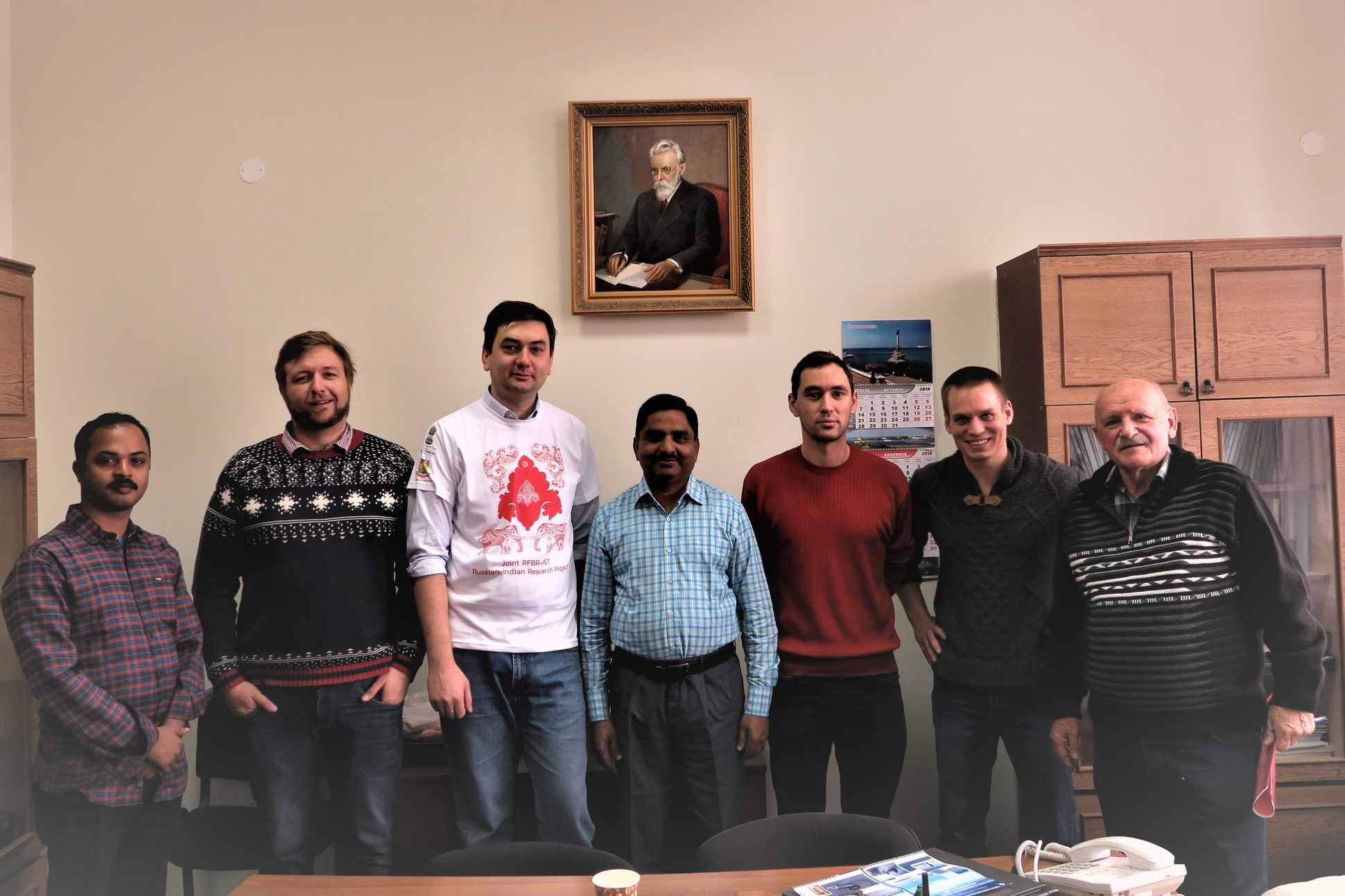 Групповое фото с индийскими коллегами