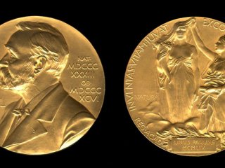 Медаль, вручаемая лауреату Нобелевской премии. Источник: Wikipedia