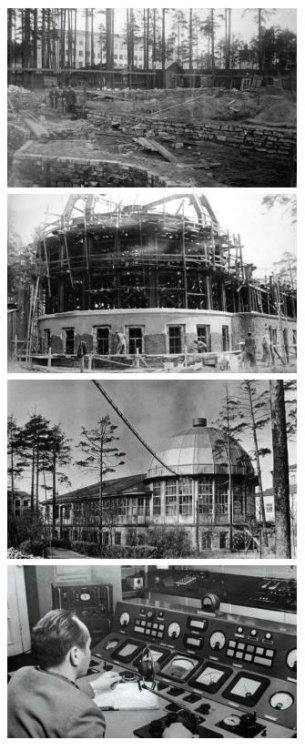 Строительство циклотрона завершено 21 июня 1941 г. Циклотрон запущен в 1946 г. Неоднократно модернизировался. В 2015 г. получил статус уникальной научной установки