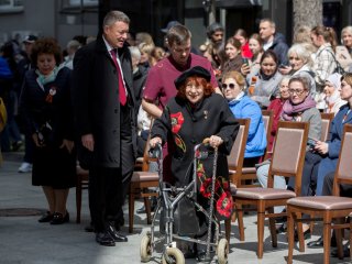 На защите Отечества и здоровья. НМИЦ радиологии отметил 80-летие Великой Победы и юбилей онкослужбы. Фото: Ольга Мерзлякова / «Научная Россия»