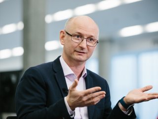 Доктор химических наук Д.А. Горин. Фото: Ольга Мерзлякова / «Научная Россия»