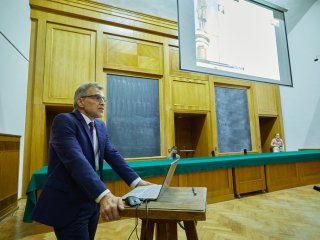 22-я Ломоносовская конференция по физике элементарных частиц открылась в МГУ. Фото: Елена Либрик / «Научная Россия»