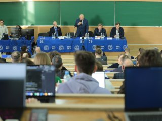 Международный конгресс «Современные проблемы компьютерных и информационных наук» открылся в МГУ. Фото: Ольга Мерзлякова / «Научная Россия»