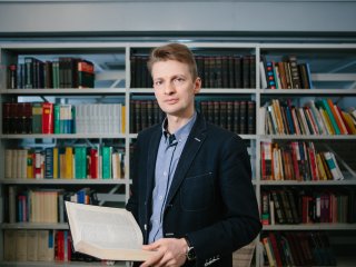 Научный сотрудник лаборатории МОИДС механико-математического факультета МГУ им. М.В. Ломоносова Павел Юрьевич Сухочев. Фото: Ольга Мерзлякова / «Научная Россия»