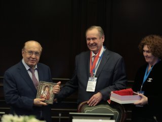 Торжественное открытие конференции «Безопасность человека как глобальный вызов современности: перспективы применения медицинских газов и газовых смесей». Фото: Ольга Мерзлякова / «Научная Россия»