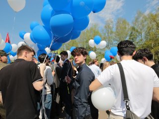 В МГУ почтили память защитников Отечества. Фото: Ольга Мерзлякова / Научная Россия