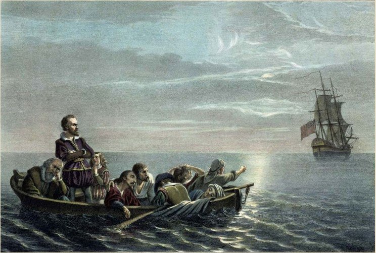 17 апреля 1610 года. Генри Гудзон отправился в плавание, в котором он откроет Гудзонов залив
