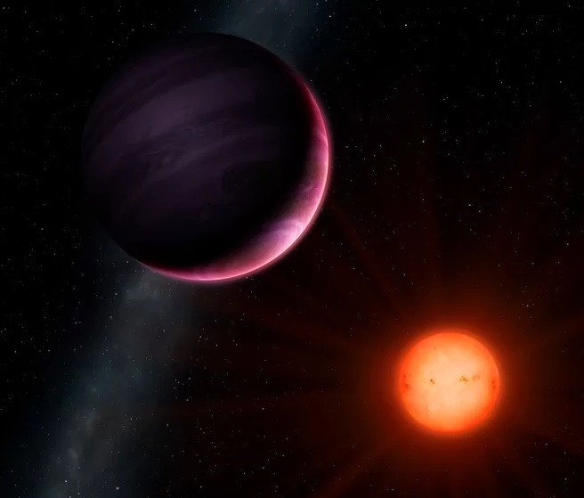 Огромная планета вращается вокруг крошечной звезды
