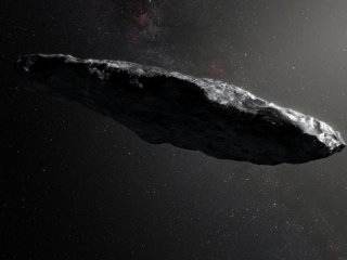 Оумуамуа в представлении художника/CC BY-SA 4.0 / ESO/M. Kornmesser
