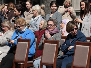 На защите Отечества и здоровья. НМИЦ радиологии отметил 80-летие Великой Победы и юбилей онкослужбы. Фото: Ольга Мерзлякова / «Научная Россия»