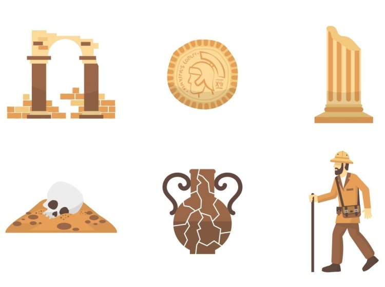 Археология. Источник изображения: macrovector / фотобанк Freepik