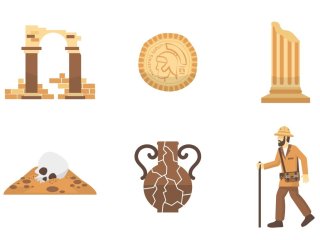 Археология. Источник изображения: macrovector / фотобанк Freepik