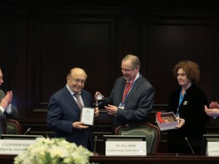 Торжественное открытие конференции «Безопасность человека как глобальный вызов современности: перспективы применения медицинских газов и газовых смесей». Фото: Ольга Мерзлякова / «Научная Россия»