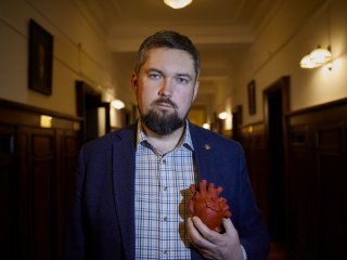 Д.В. Абрамочкин на биологическом факультете МГУ. Фото: Елена Либрик / «Научная Россия»