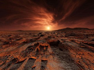 Российский ученый обнаружил на Марсе признаки водных грязевых потоков