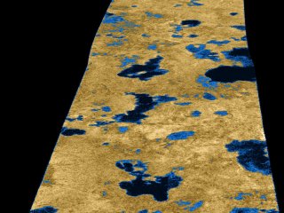 На Титане обнаружены озера с жидким метаном