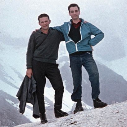 С Эллиоттом Либом, Альпы, 1968 г.