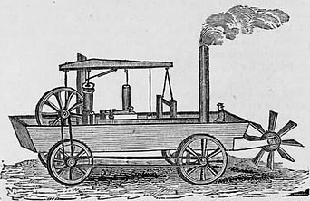 Первый американский автомобиль — машина-амфибия Оливера Эванса