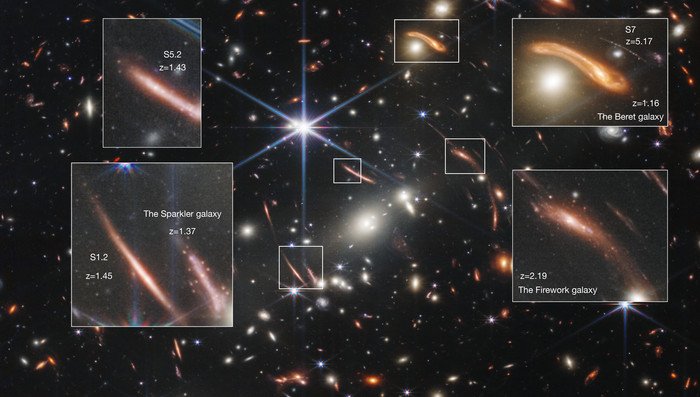 «Джеймс Уэбб» заснял звездообразование в далеких галактиках