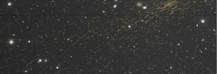 Японские астрофизики запечатлели «ливни» субатомных частиц с помощью телескопа «Субару» 