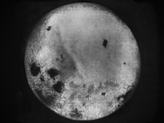 Снимок невидимой с Земли стороны Луны, полученный автоматической межпланетной станцией "Луна-3", 1959 год © ТАСС