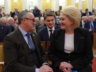 «Умов талантливых обитель»: в МГУ состоялось торжественное заседание ко Дню основания университета. Фото: Елена Либрик / «Научная Россия»