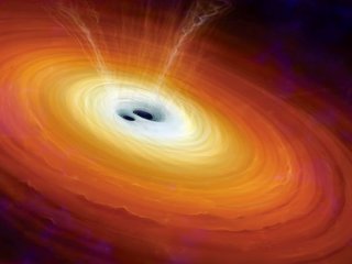Может ли черная дыра состоять из темной материи