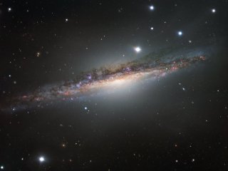 Почему галактику удобно рассматривать сбоку