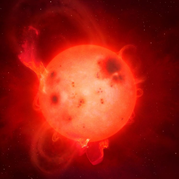 Ученые зафиксировали на звезде вспышку в 10 раз сильнее самой мощной вспышки на Солнце