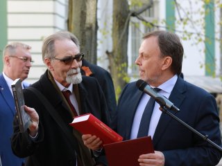 Открытие выставки «Кунсткамера в годы Великой Отечественной войны: крепость науки и обороны». Фото: Елена Либрик / «Научная Россия»