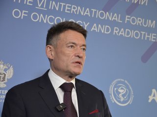 Академик А.Д. Каприн. Фото: Ольга Мерзлякова / «Научная Россия»