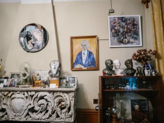 В музее П.Л. Капицы в ИФП РАН. Фото: Ольга Мерзлякова / «Научная Россия»