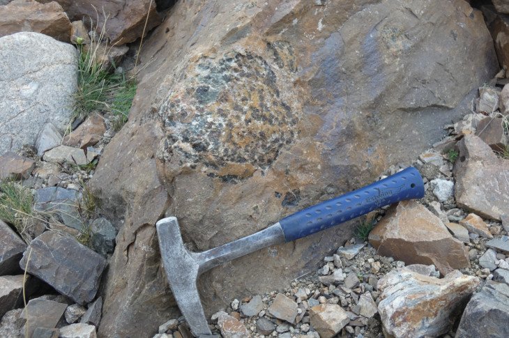 Ксенолит гранулита. Источник фото: ИГМ СО РАН