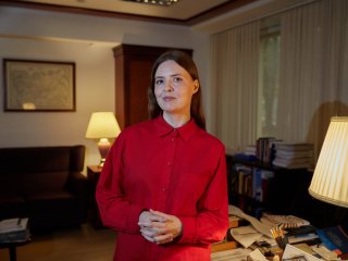 Корреспондент портала «Научная Россия» Янина Хужина. Фото: Елена Либрик / «Научная Россия» архив