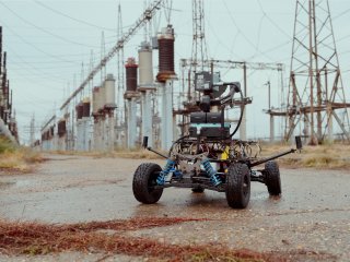 Роботизированный комплекс, который испытали на реальных объектах «Интер РАО – Электрогенерация». Фото: Александр Иванов / пресс-служба УрФУ