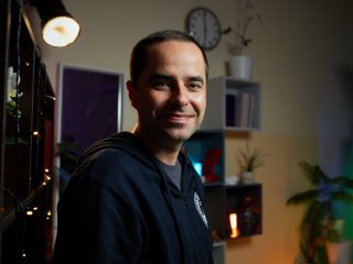 Метеоролог Максим Червяков. Фото: Елена Либрик / «Научная Россия»