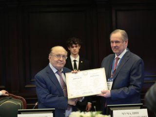 Торжественное открытие конференции «Безопасность человека как глобальный вызов современности: перспективы применения медицинских газов и газовых смесей». Фото: Ольга Мерзлякова / «Научная Россия»