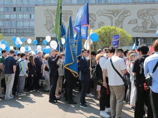 В МГУ почтили память защитников Отечества. Фото: Ольга Мерзлякова / Научная Россия