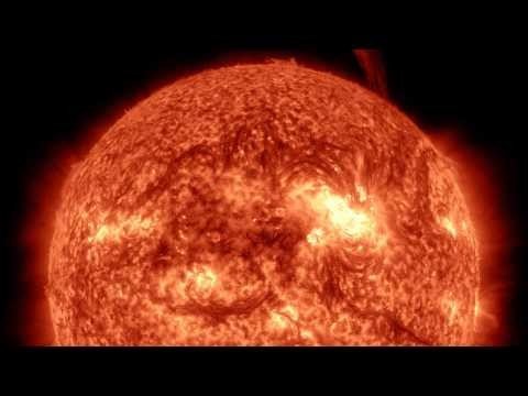 Жизнь Солнца в восьмиминутном видеоролике