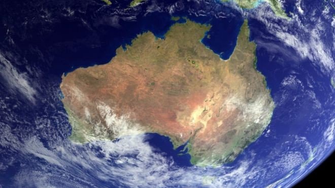 Австралия сдвинется на полтора метра к северу