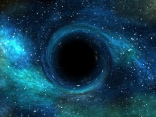 В далекой галактике нашли почти голую черную дыру