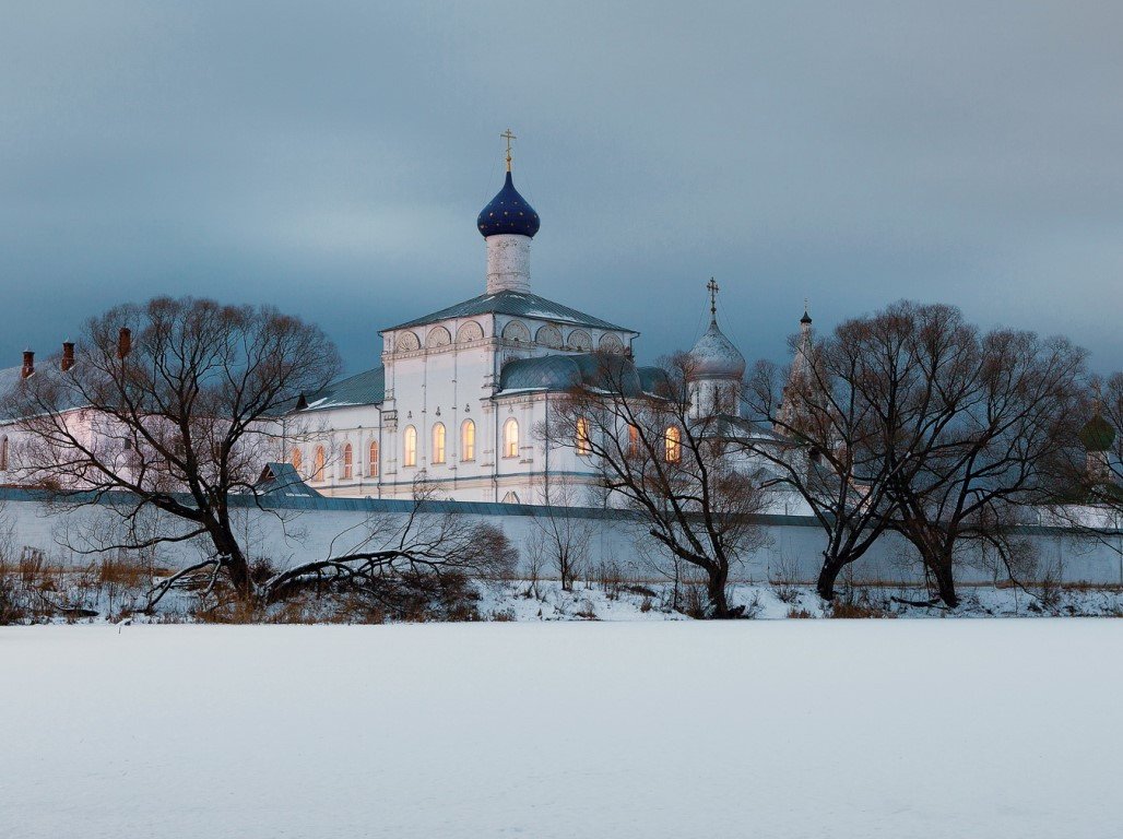 плещеево озеро зимой